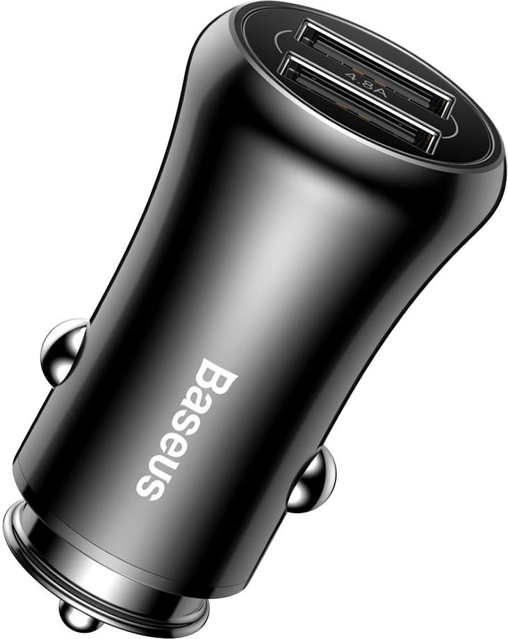 Зарядний пристрій BASEUS Gentleman Dual USB 4.8A Car Charger
