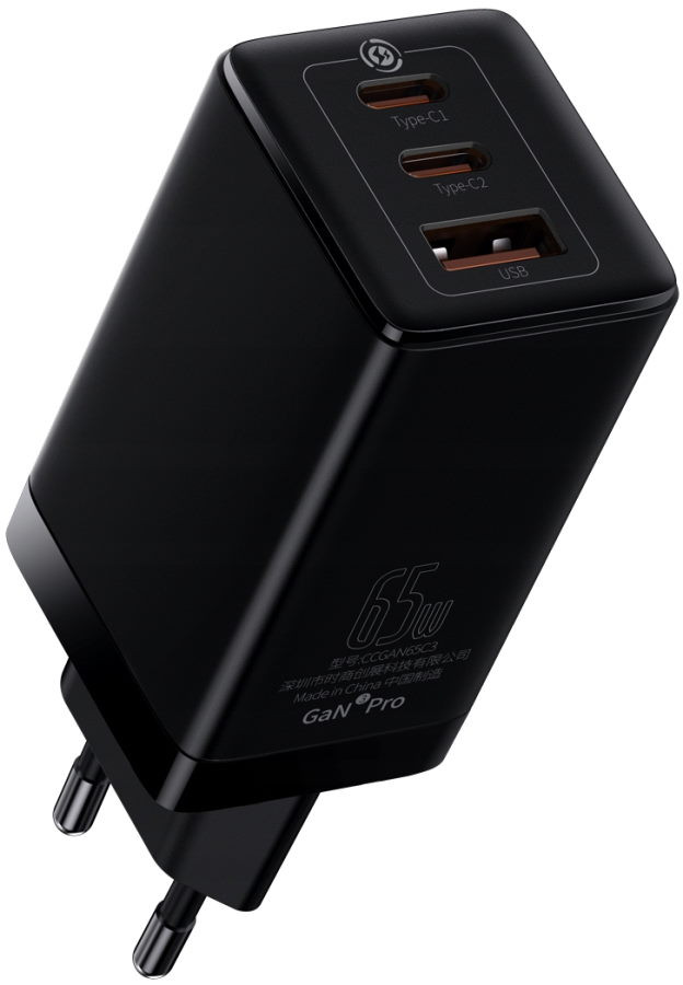 Зарядний пристрій BASEUS GaN3 Pro 65W