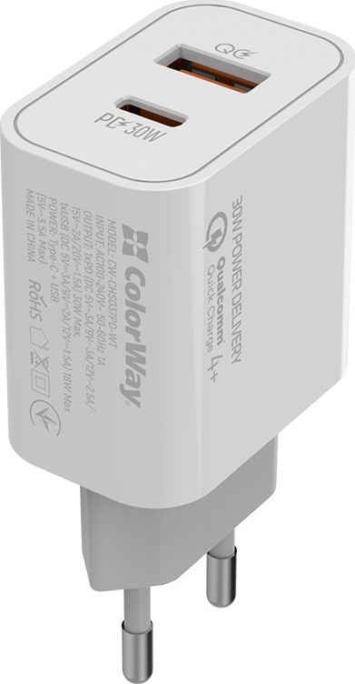 Зарядний пристрій ColorWay CW-CHS037PD
