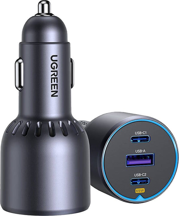 Зарядное устройство Ugreen Car Charger 3 Ports 75W PD
