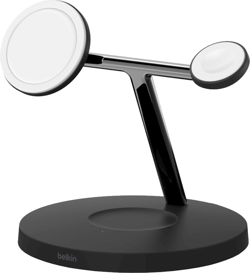 Зарядное устройство Belkin BoostCharge Pro 3-in-1 Wireless Charger MagSafe 15W