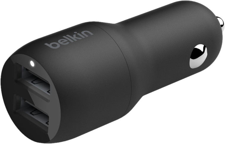 Зарядное устройство Belkin BoostCharge Dual USB-A Car Charger 24W
