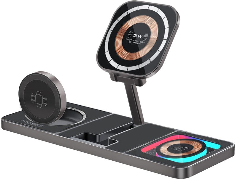 Зарядний пристрій Promate AuraSlate-Trio