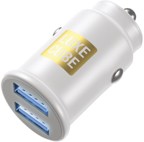 Зарядное устройство Luxe Cube Auto Charger Mini 2USB 12W