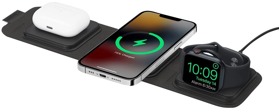 Зарядний пристрій Mophie 3-in-1 Travel Charger with MagSafe