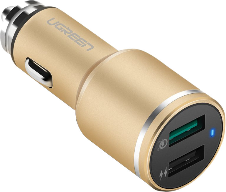 Зарядное устройство Ugreen 2xUSB 18W Car Charger