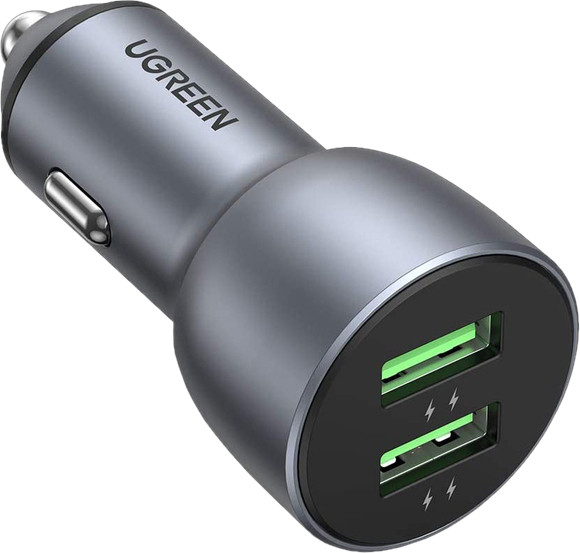 Зарядний пристрій Ugreen 2xType-C PD Fast Car Charger