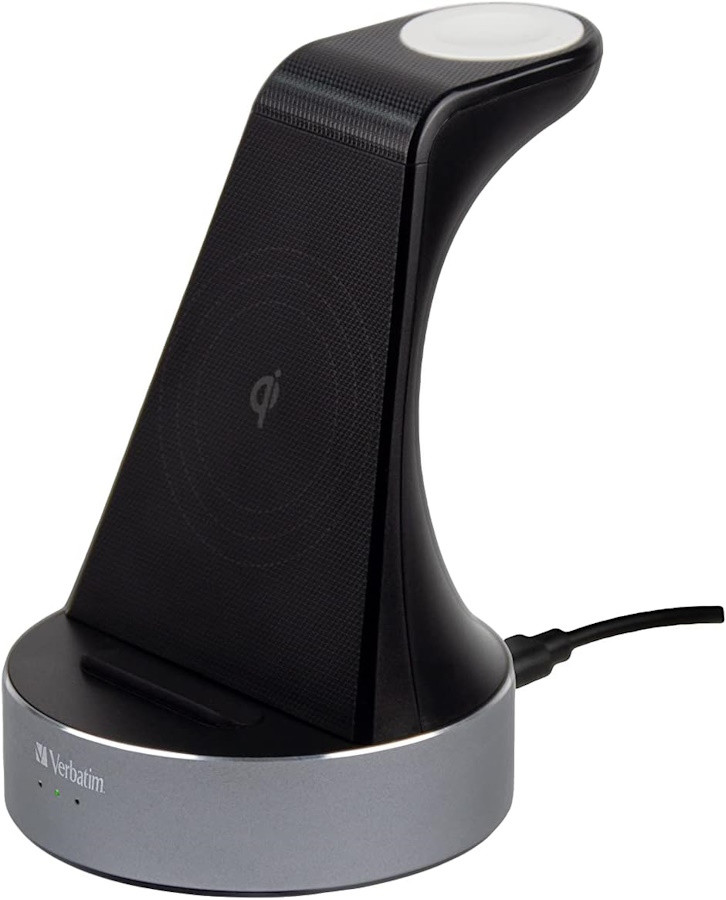 Зарядний пристрій Verbatim 2-in-1 Wireless Charging Stand