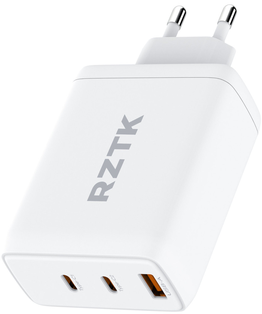 Зарядное устройство RZTK GaN2 100W USB-A 2xUSB-C