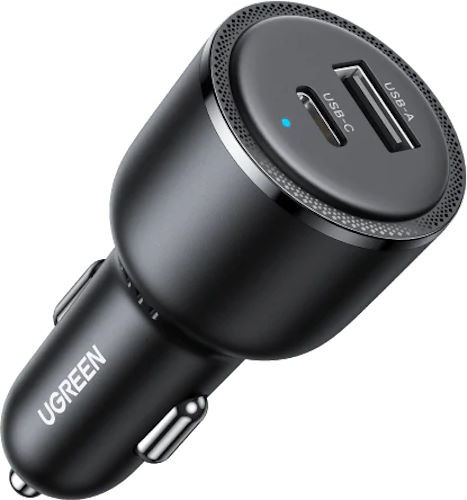 Зарядное устройство Ugreen Car Charger 2 Ports 63W PD