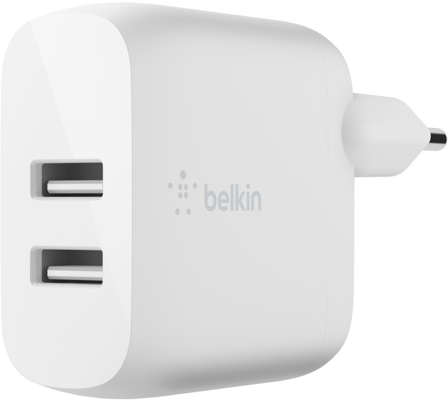 Зарядное устройство Belkin Dual USB-A Wall Charger 24W