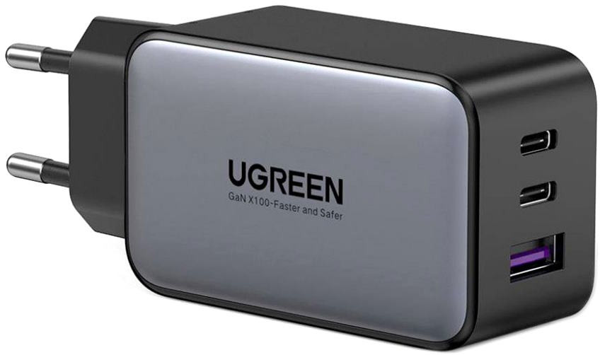 Зарядний пристрій Ugreen 3-Port GaN 65W Charger