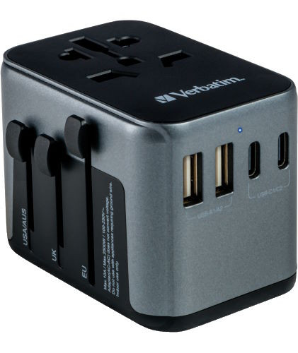 Зарядное устройство Verbatim Universal Travel Adapter 30W