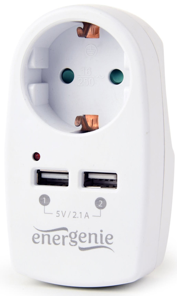 Зарядний пристрій EnerGenie EG-ACU2-02
