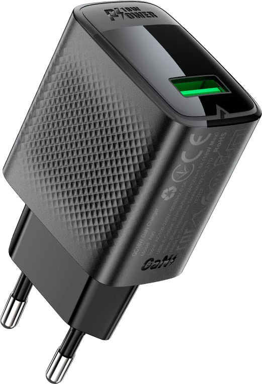 Зарядний пристрій Acefast A90 QC18W GaN