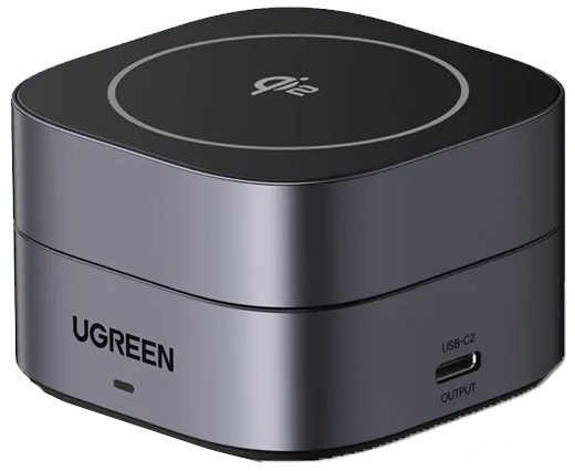 Зарядное устройство Ugreen 2-in-1 Qi2 Magnetic Foldable Charging Station