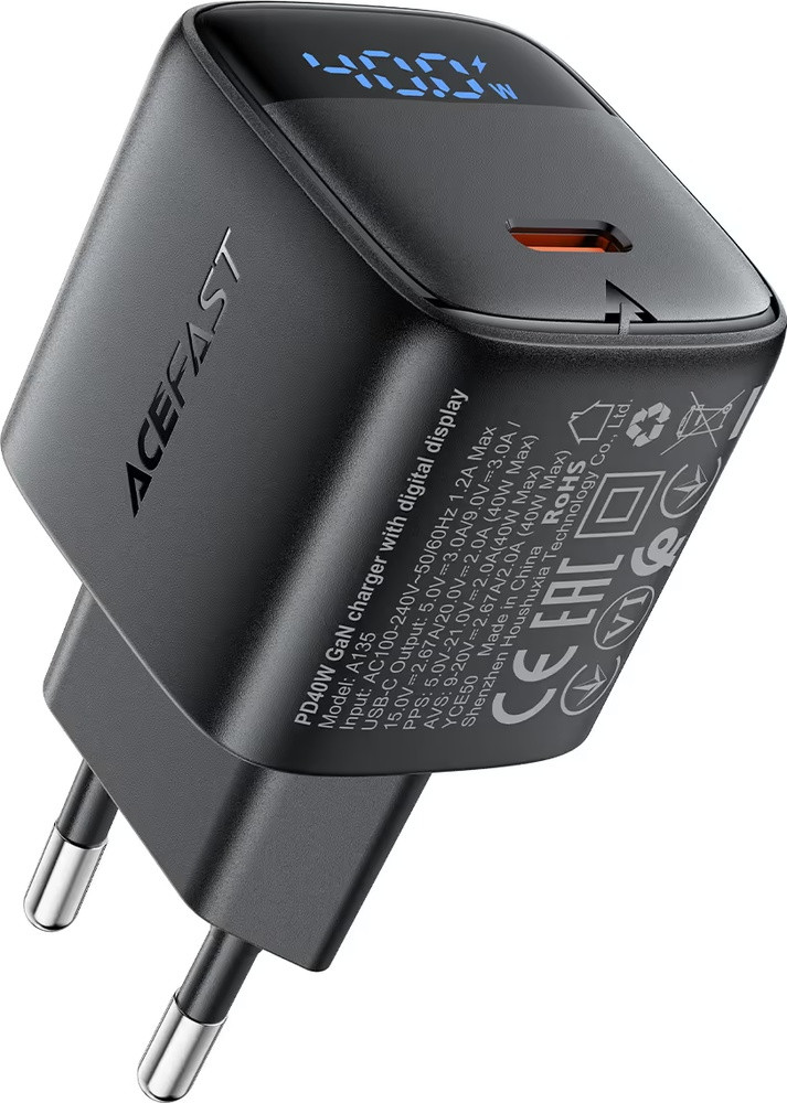 Зарядное устройство Acefast A135 GaN PD40W