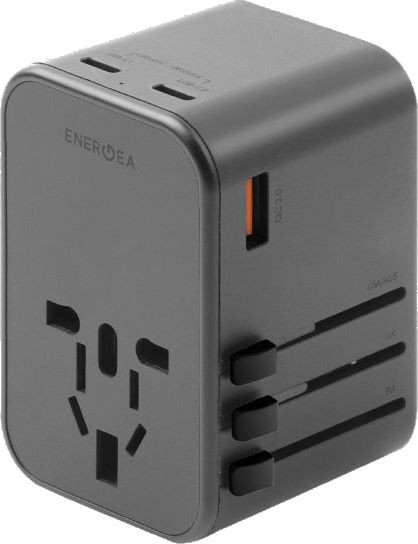 Зарядний пристрій Energea Travel World Adapter GaN65