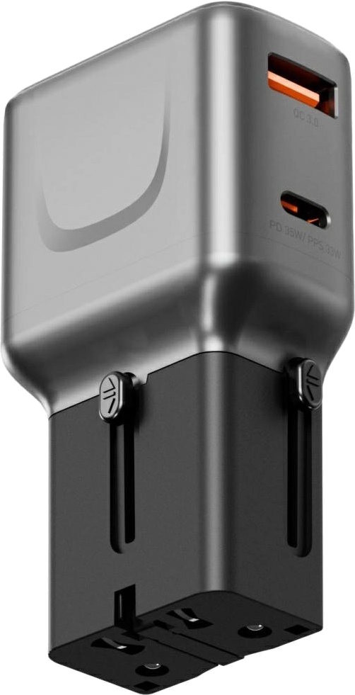 Зарядний пристрій Energea TravelGo USB-A USB-C 35W