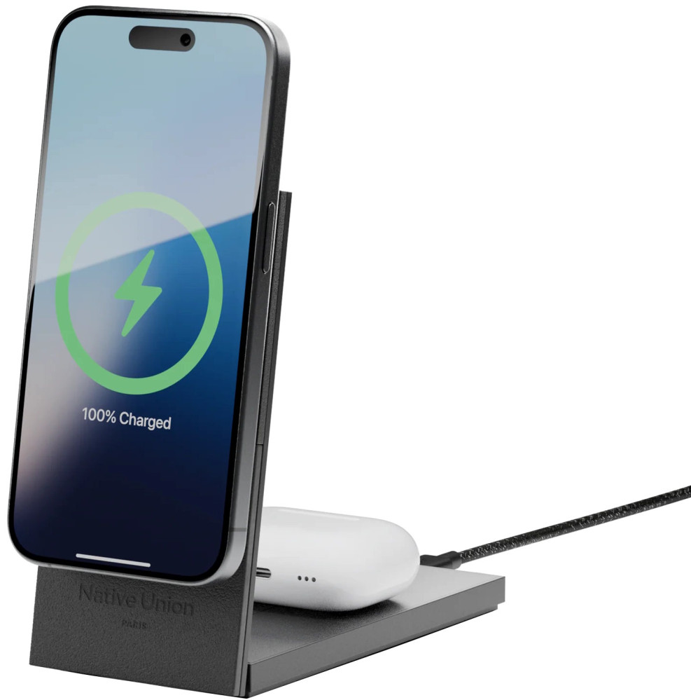 Зарядний пристрій Native Union Rise 2-in-1 Magnetic Wireless Charger