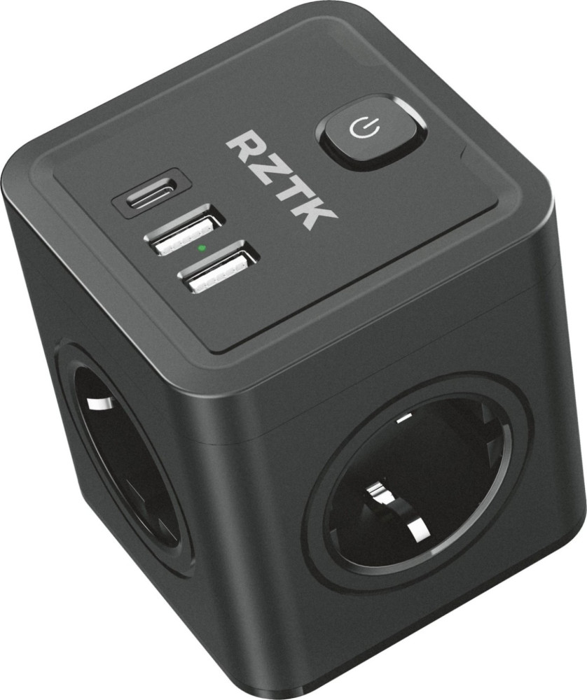 Зарядний пристрій RZTK Power Cube 4 2xUSB-A USB-C 20W