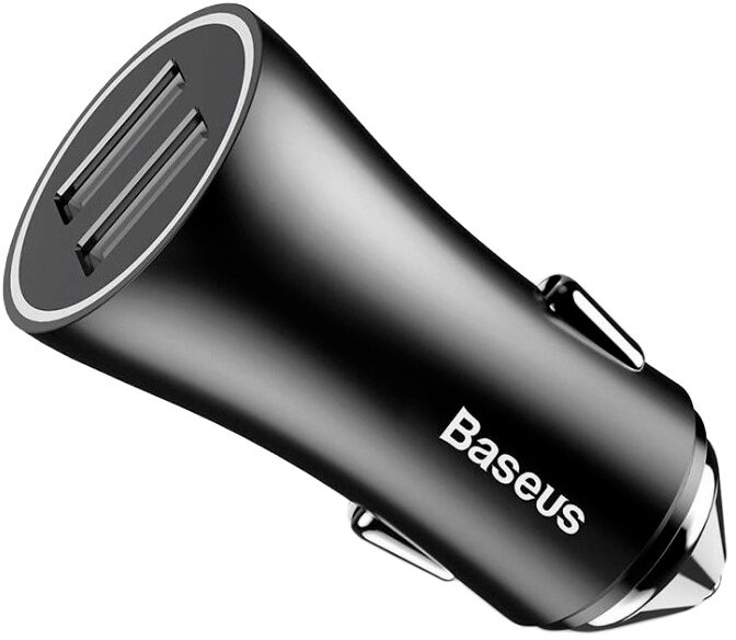 Зарядное устройство BASEUS Golden Contactor Dual U Intelligent Car Charger