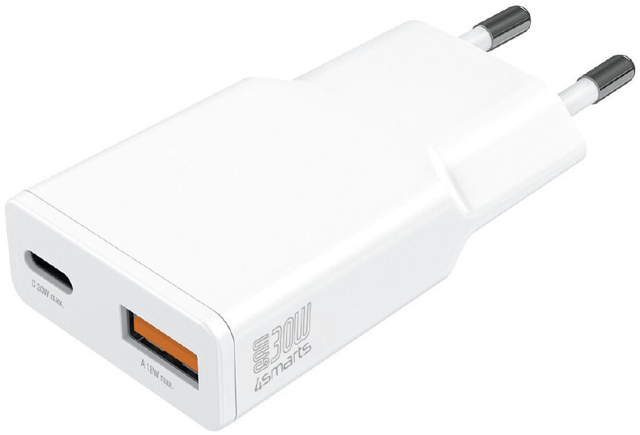 Зарядное устройство 4smarts Duos Slim 30W GaN