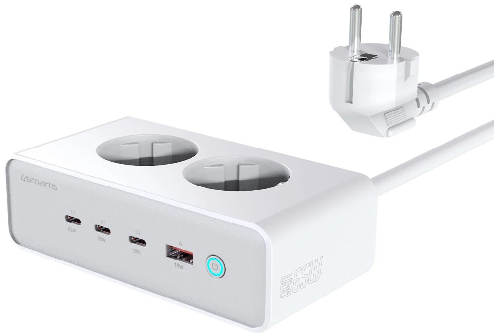 Зарядное устройство 4smarts Desk Charger GaN 65W