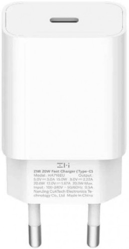 Зарядний пристрій ZMI Adapter 20W