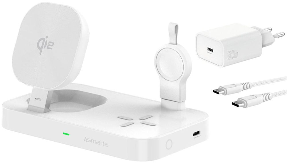Зарядное устройство 4smarts Qi2 Trident Charging Station