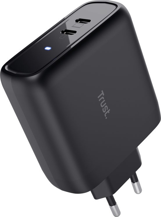 Зарядное устройство Trust Maxo 65W Dual USB-C Charger