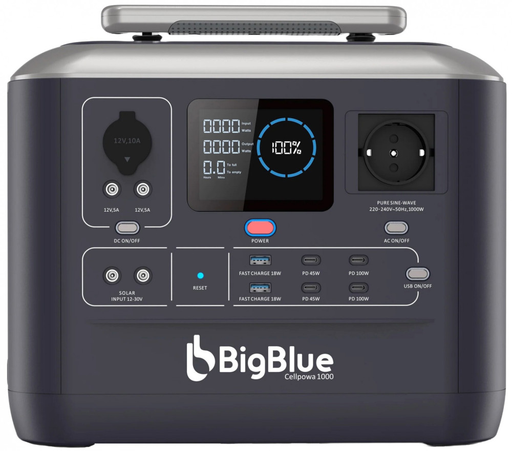Зарядна станція BigBlue CellPowa 1000