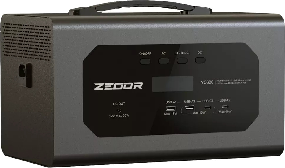 Зарядна станція ZEGOR YC600