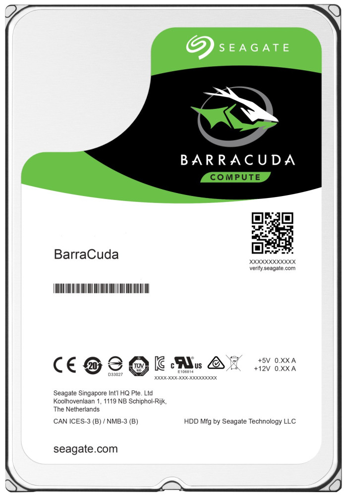 Жесткий диск Seagate BarraCuda Compute ST2000DM008 2 ТБ 256/7200