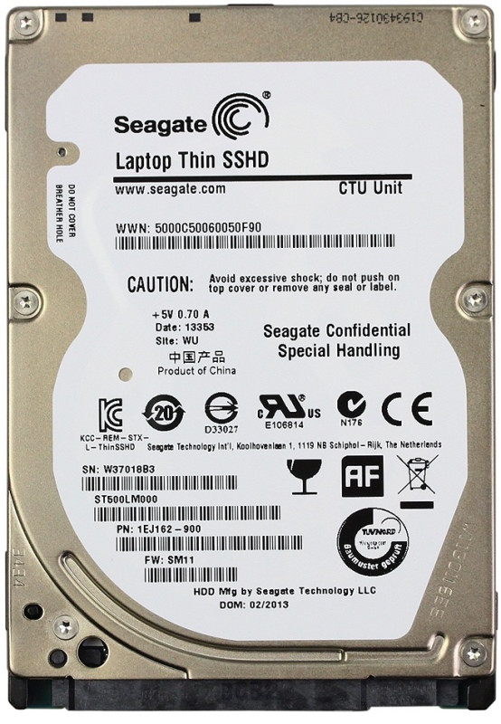 Жесткий диск Seagate Laptop SSHD 2.5 ST1000LM014 1 ТБ