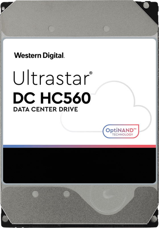 Жорсткий диск WD Ultrastar DC HC560 WUH722020BLE6L4 20 ТБ Advanced Format (0F38785)