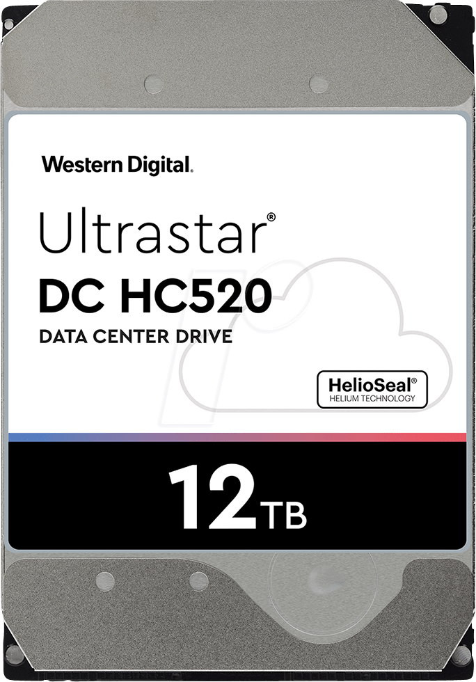 Жорсткий диск WD Ultrastar DC HC520 HUH721212AL5204 12 ТБ 0F29532 (0F29532)