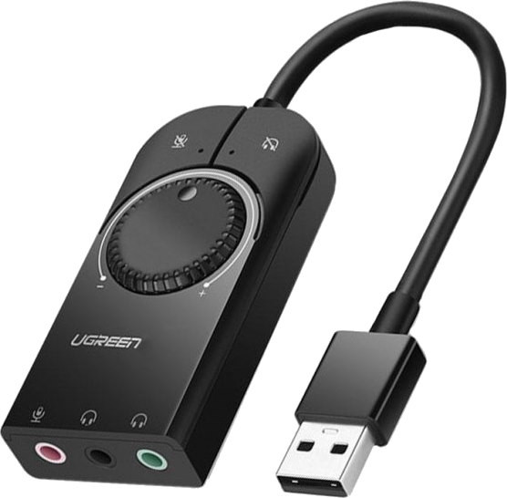 Звуковая карта Ugreen USB Sound Card